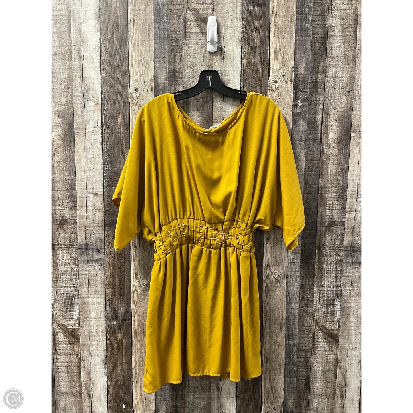 Dress Casual Midi By Tularosa In Gold, Size: S