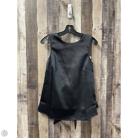 Top Sleeveless By H&m In Black, Size: S