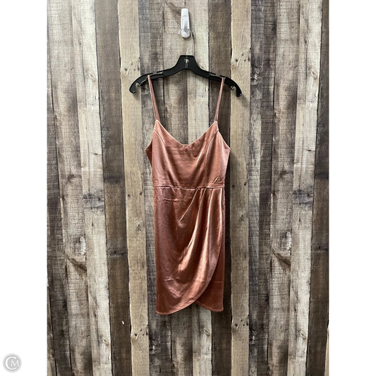 Dress Casual Midi By Lulus In Bronze, Size: M