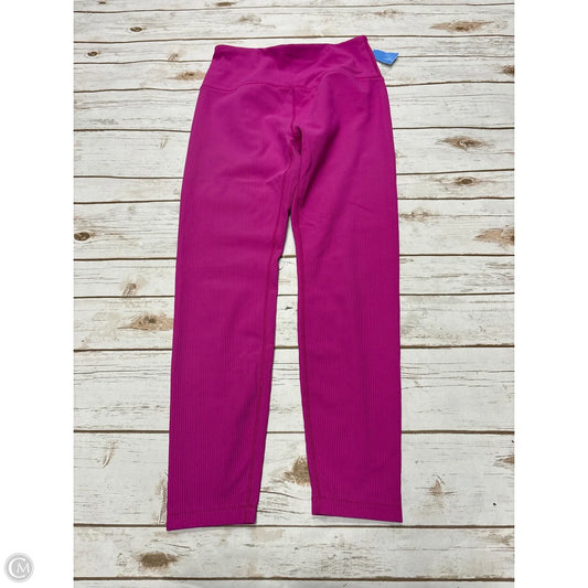 Athletic Leggings By Mta Sport In Pink, Size: M