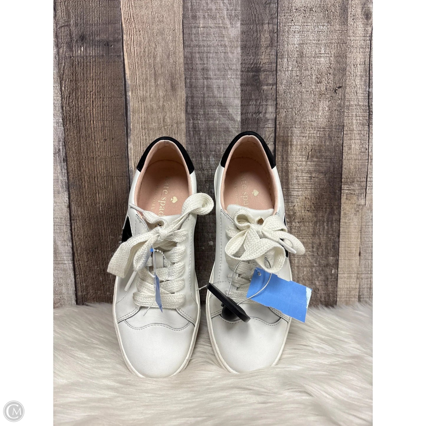 Shoes Designer By Kate Spade In Black & White, Size: 7