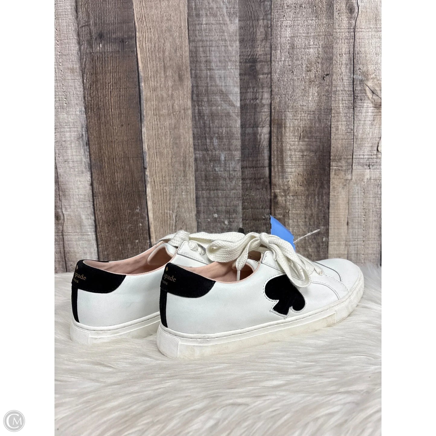 Shoes Designer By Kate Spade In Black & White, Size: 7