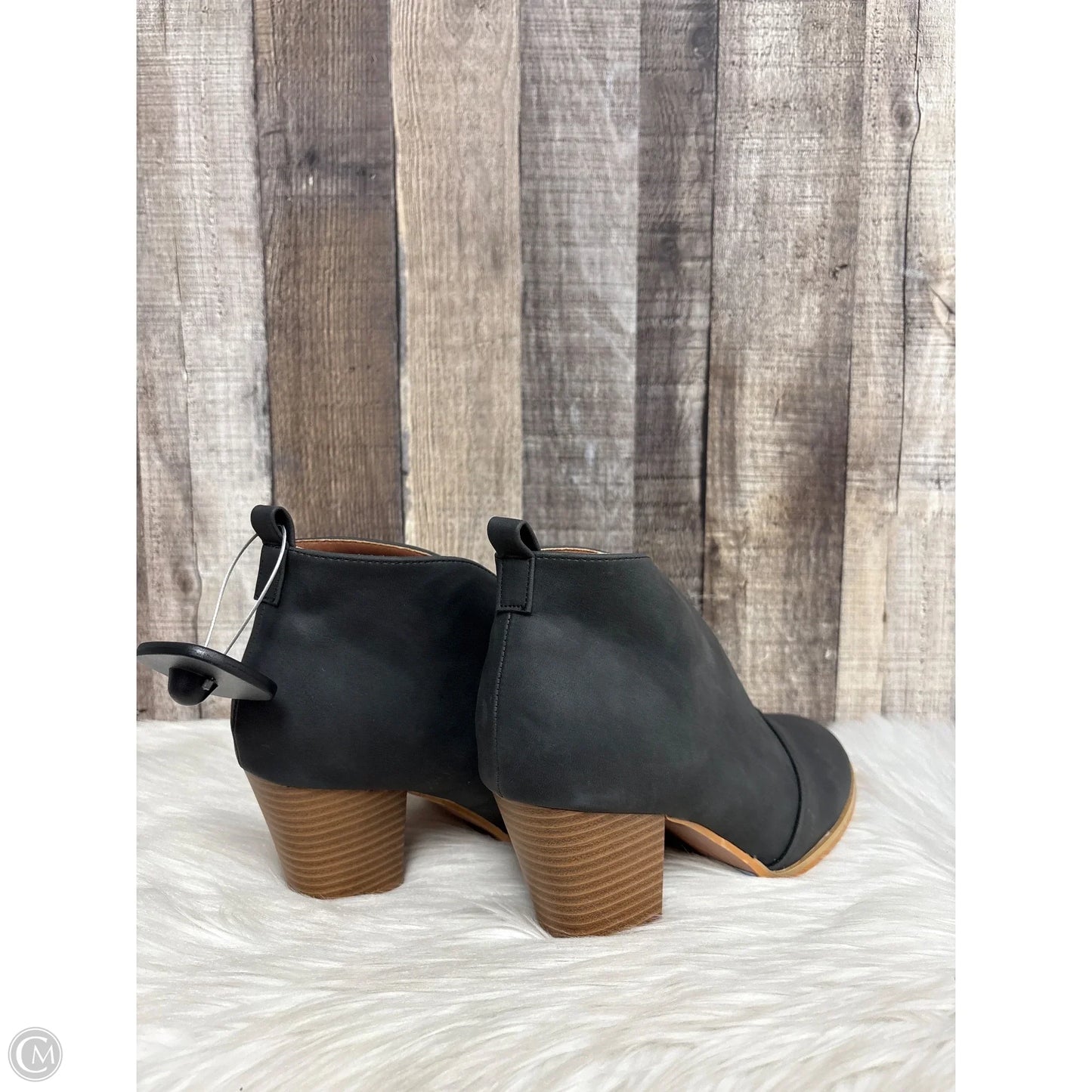 Boots Ankle Heels By Cme In Black, Size: 7