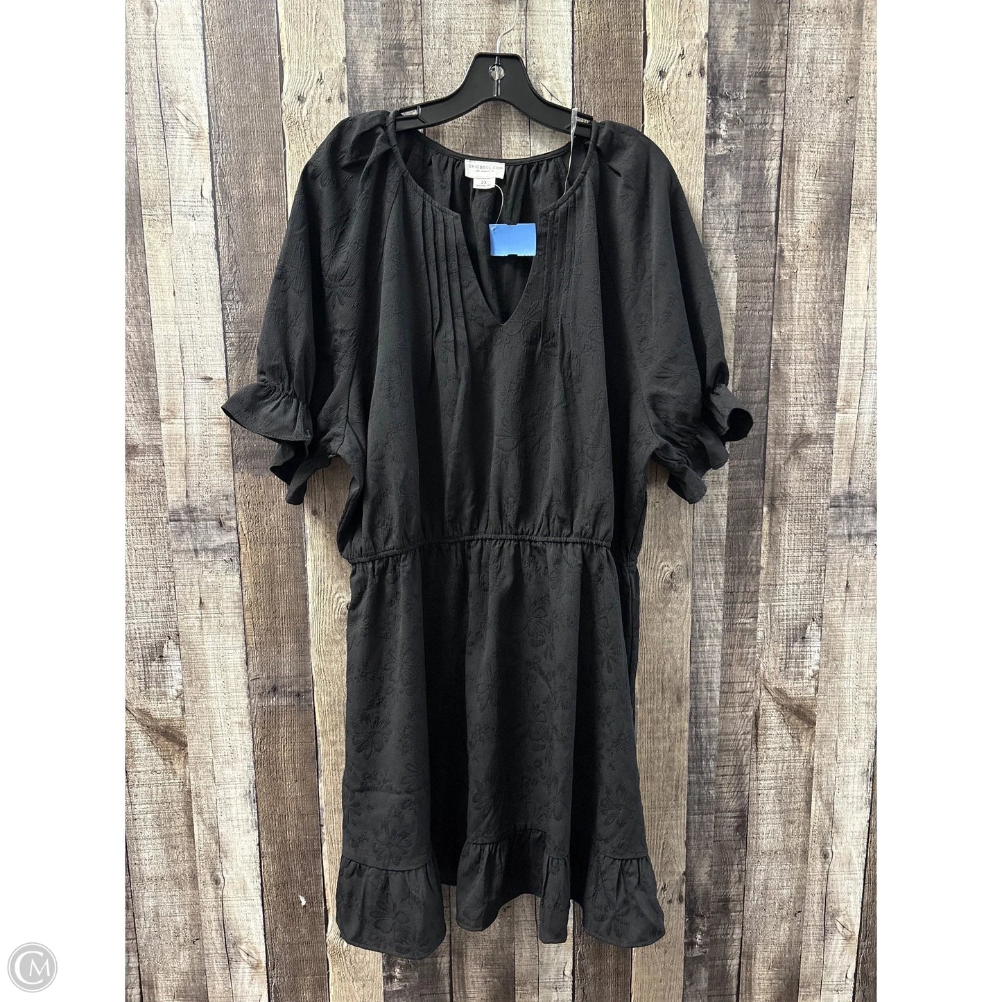 Dress Casual Short By Chicsoul In Black, Size: 2x