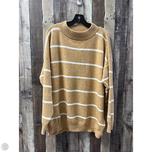 Sweater By A New Day In Striped Pattern, Size: L