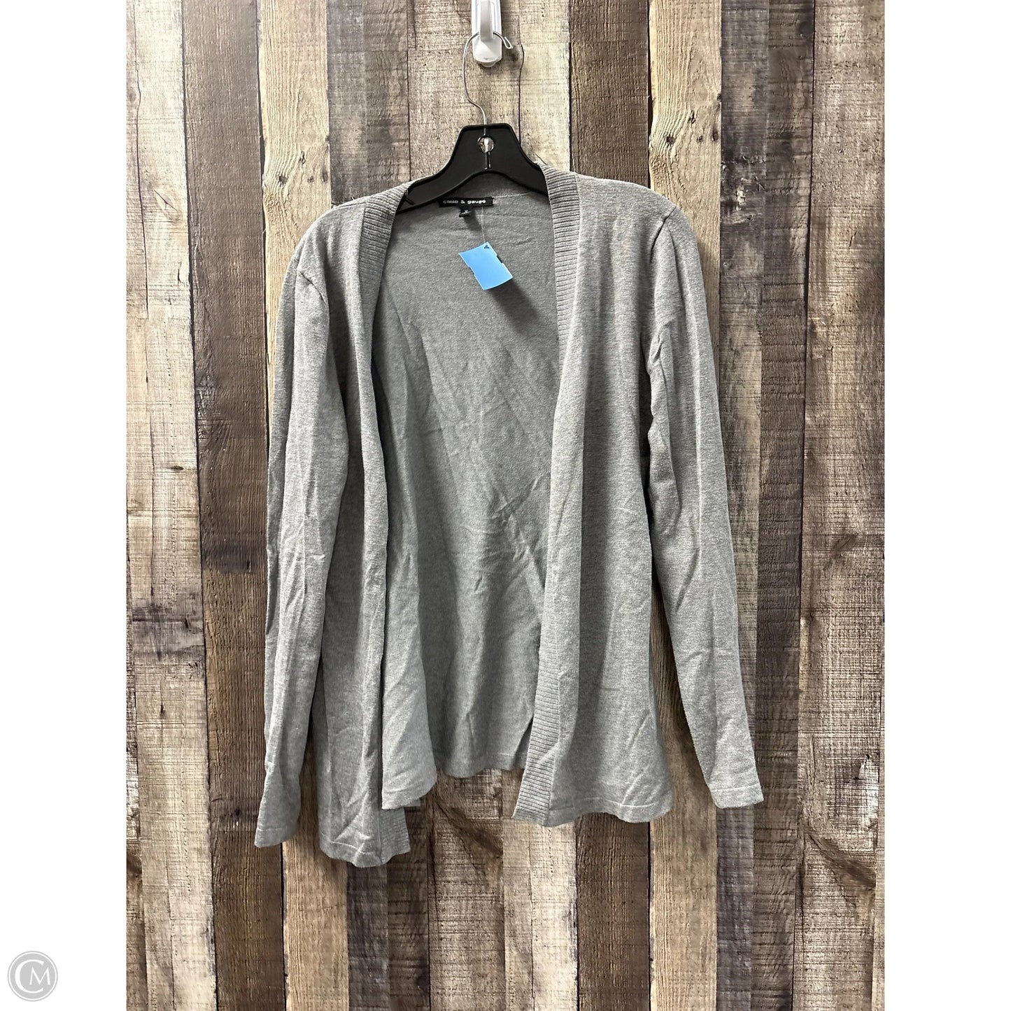 Cardigan By Cable And Gauge In Grey, Size: M