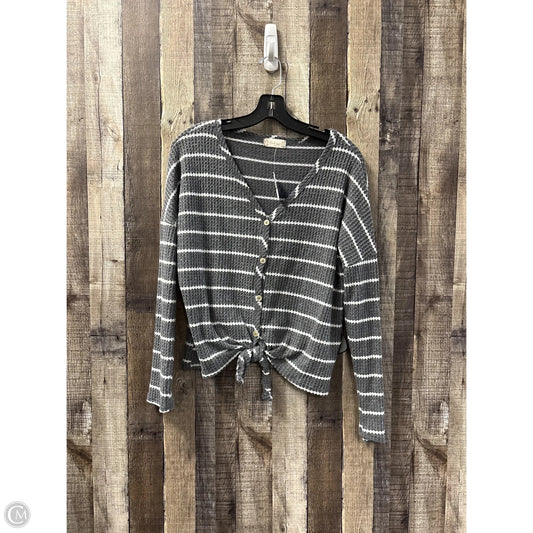 Top Long Sleeve By Altard State In Striped Pattern, Size: S
