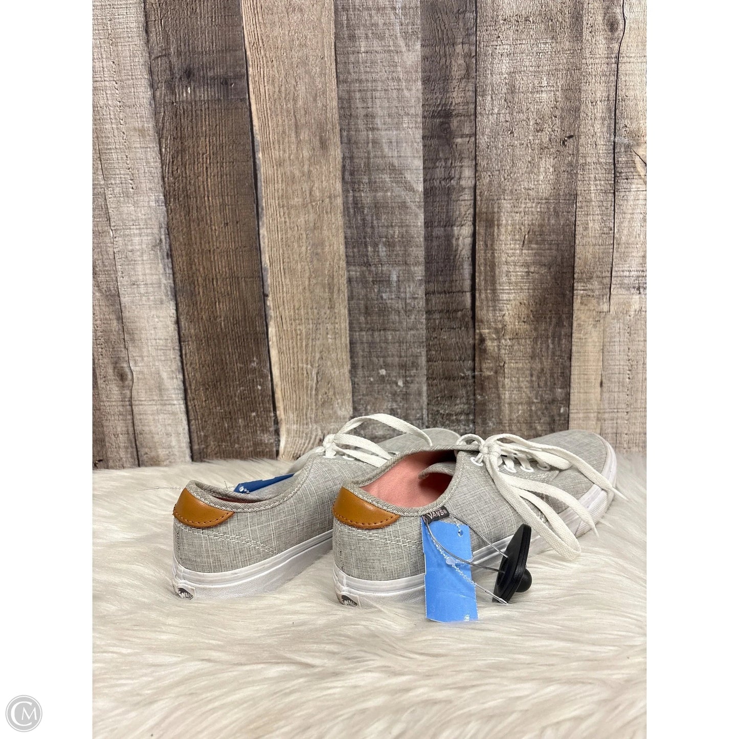 Shoes Sneakers By Vans In Grey, Size: 8.5