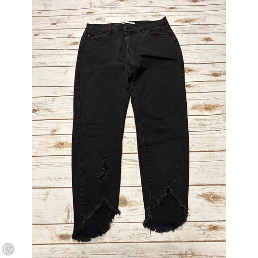 Jeans Skinny By Kancan In Black, Size: 12