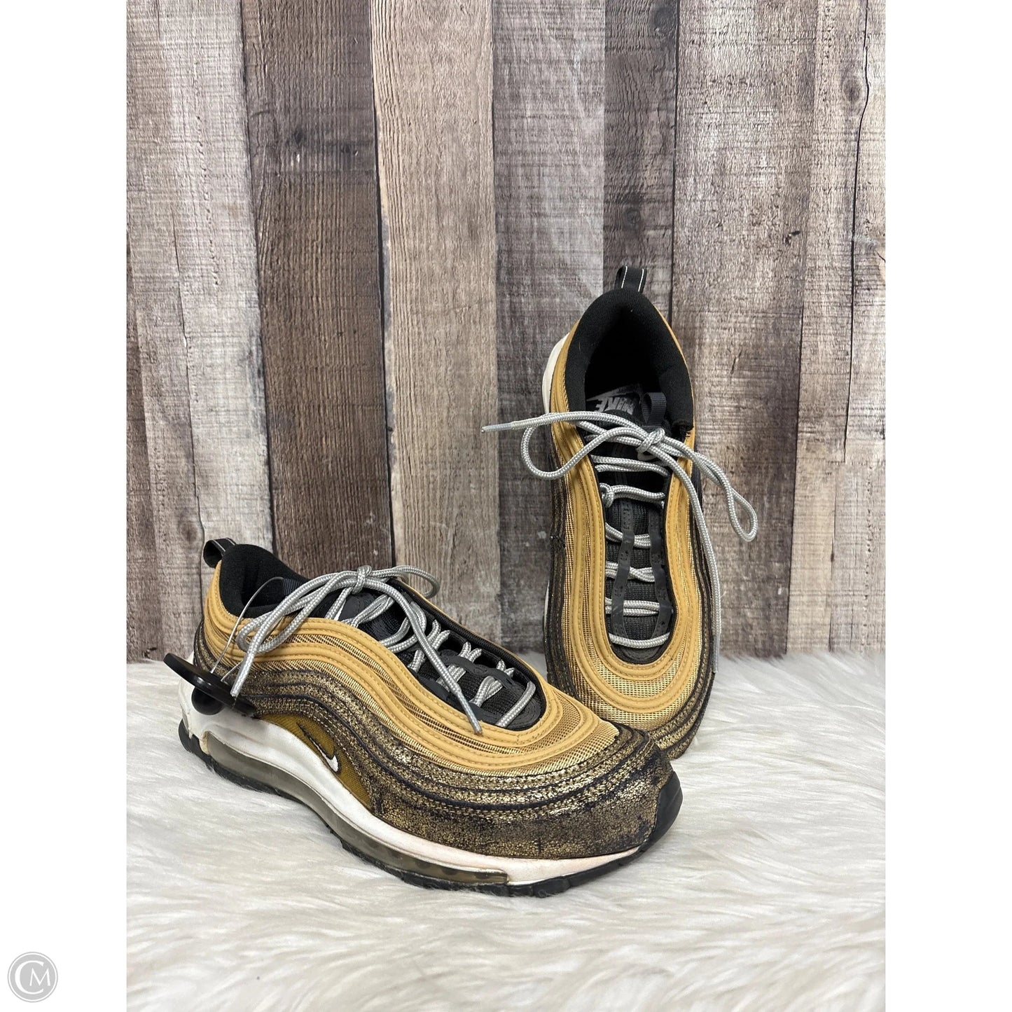 Shoes Athletic By Nike In Gold, Size: 9.5