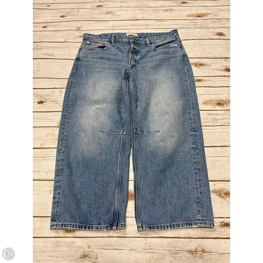 Jeans Wide Leg By Madewell In Blue Denim, Size: 10