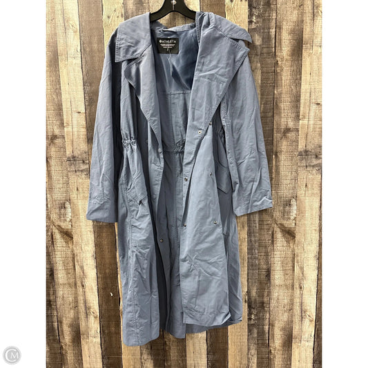 Coat Raincoat By Athleta In Blue, Size: S