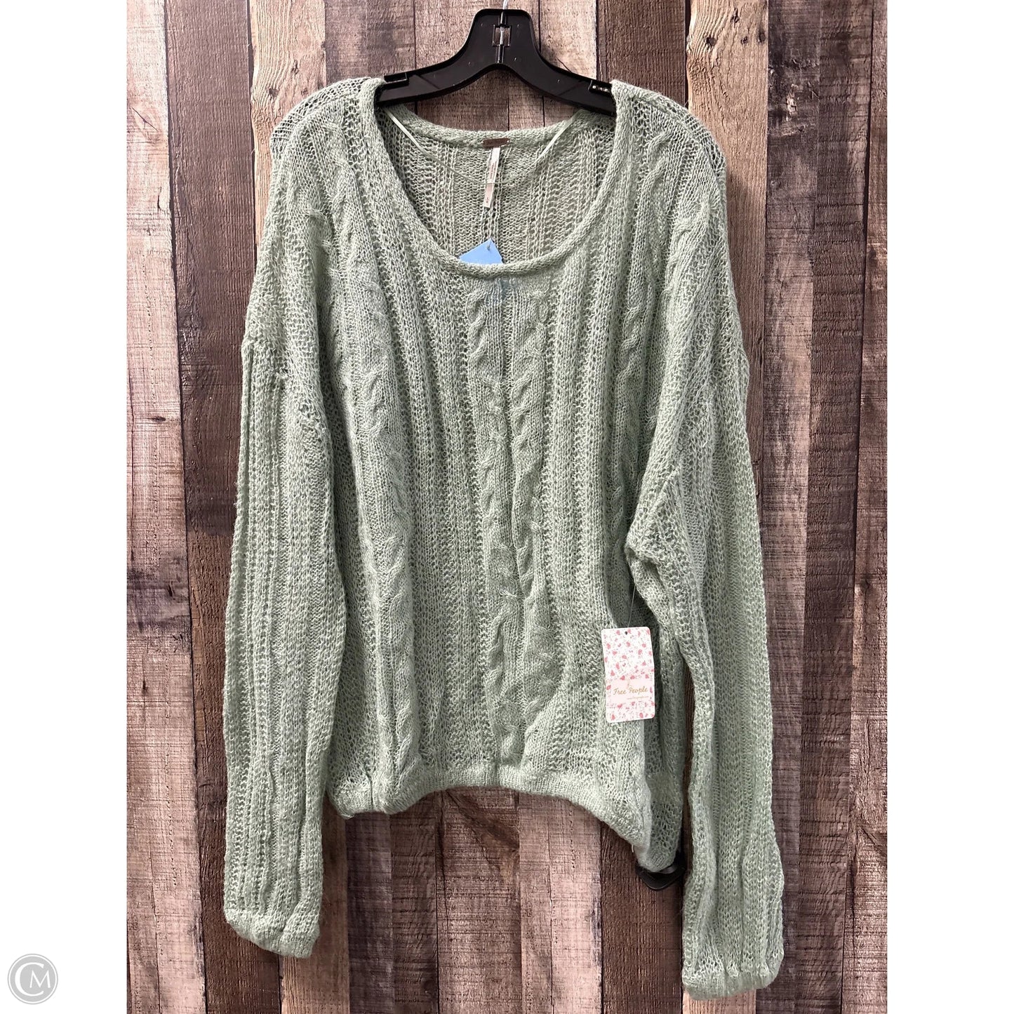Sweater By Free People In Green, Size: L