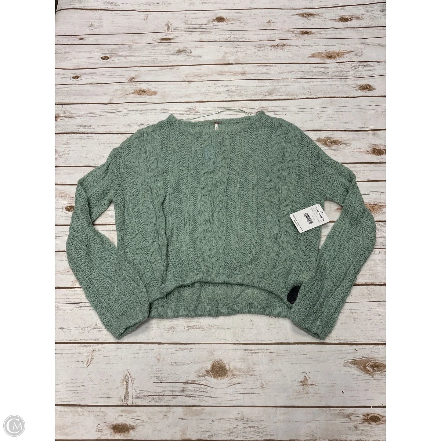 Sweater By Free People In Green, Size: Xs