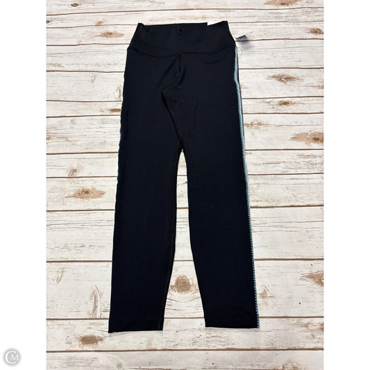Athletic Leggings By Nike In Black & Blue, Size: M