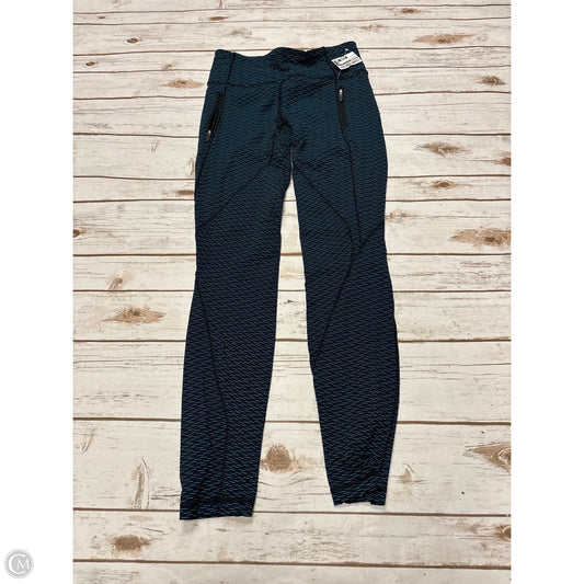 Athletic Leggings By Lululemon In Black & Blue, Size: 6