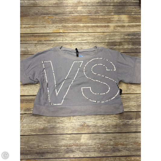 Athletic Top Short Sleeve By Victorias Secret In Blue, Size: Xs