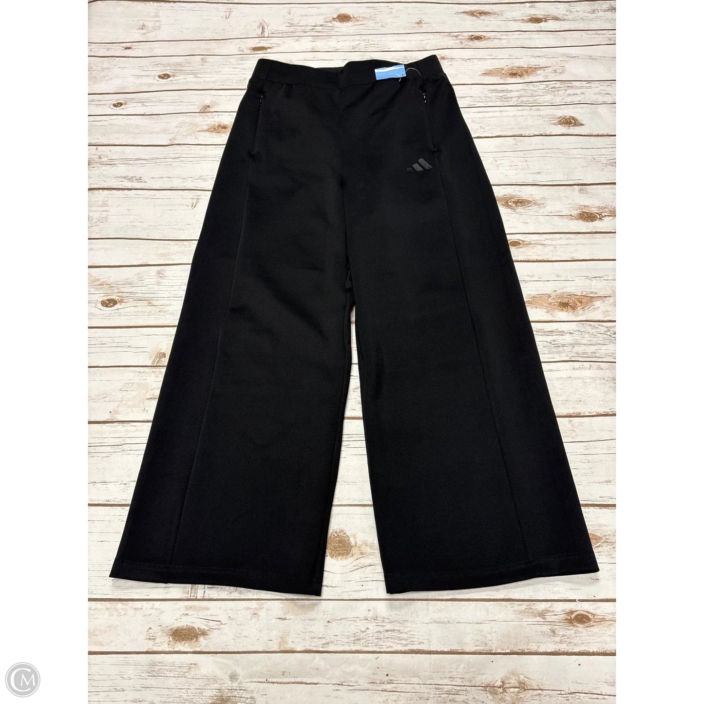 Athletic Pants By Adidas In Black, Size: M