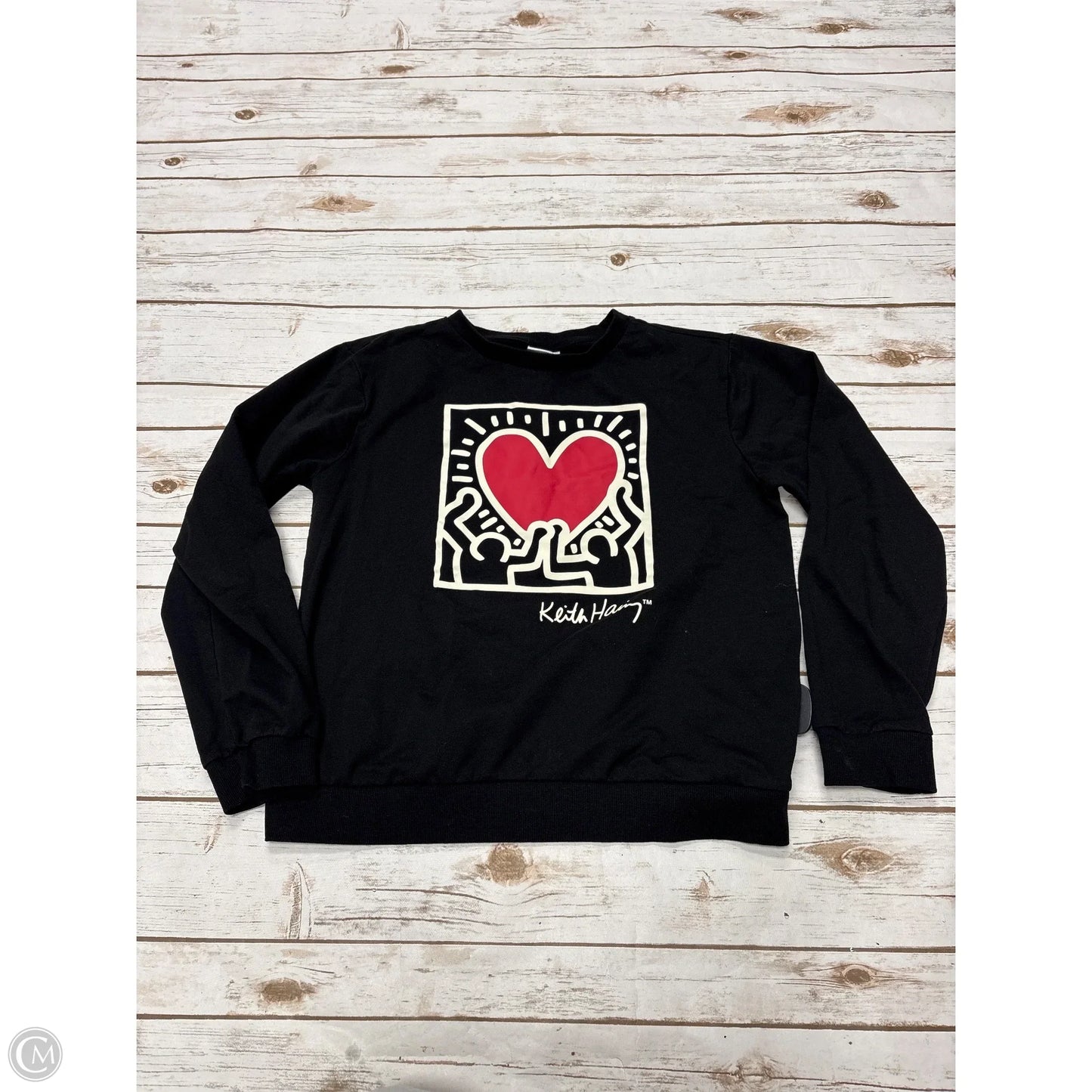 Sweatshirt Crewneck By Cme In Black, Size: M