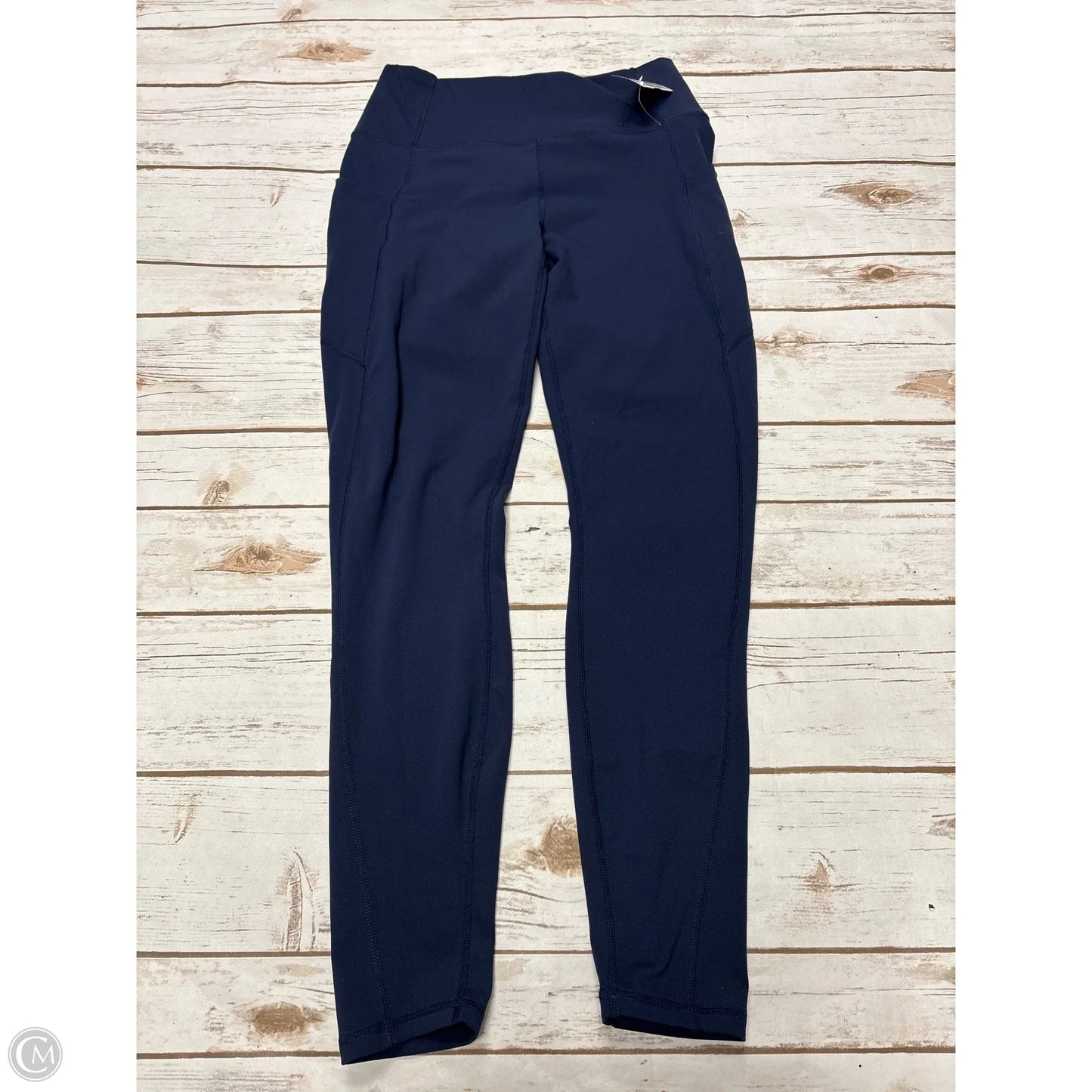 Athletic Leggings By Fabletics In Navy, Size: M