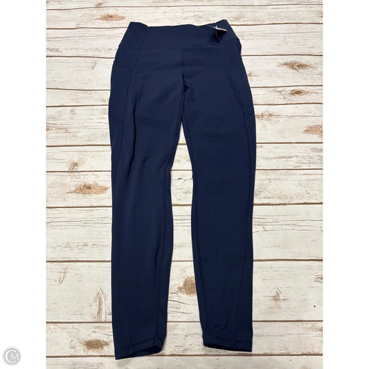 Athletic Leggings By Fabletics In Navy, Size: M