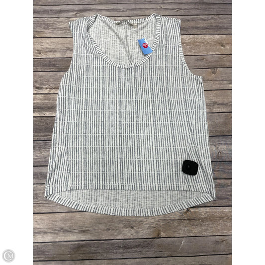 Athletic Tank Top By Athleta In Blue & White, Size: M