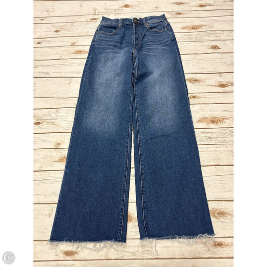 Jeans Wide Leg By Evereve In Blue Denim, Size: 4