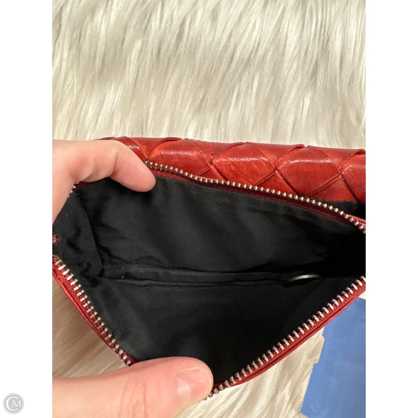 Wallet Leather By Clothes Mentor, Size: Medium