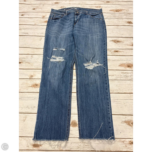 Jeans Boyfriend By Old Navy In Blue Denim, Size: 14