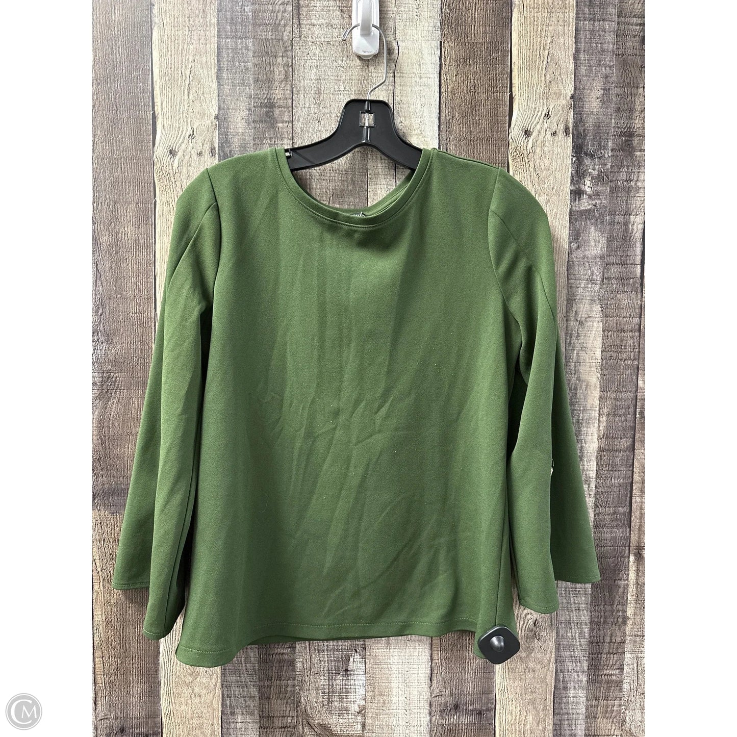Top 3/4 Sleeve By Ann Taylor In Green, Size: Xs