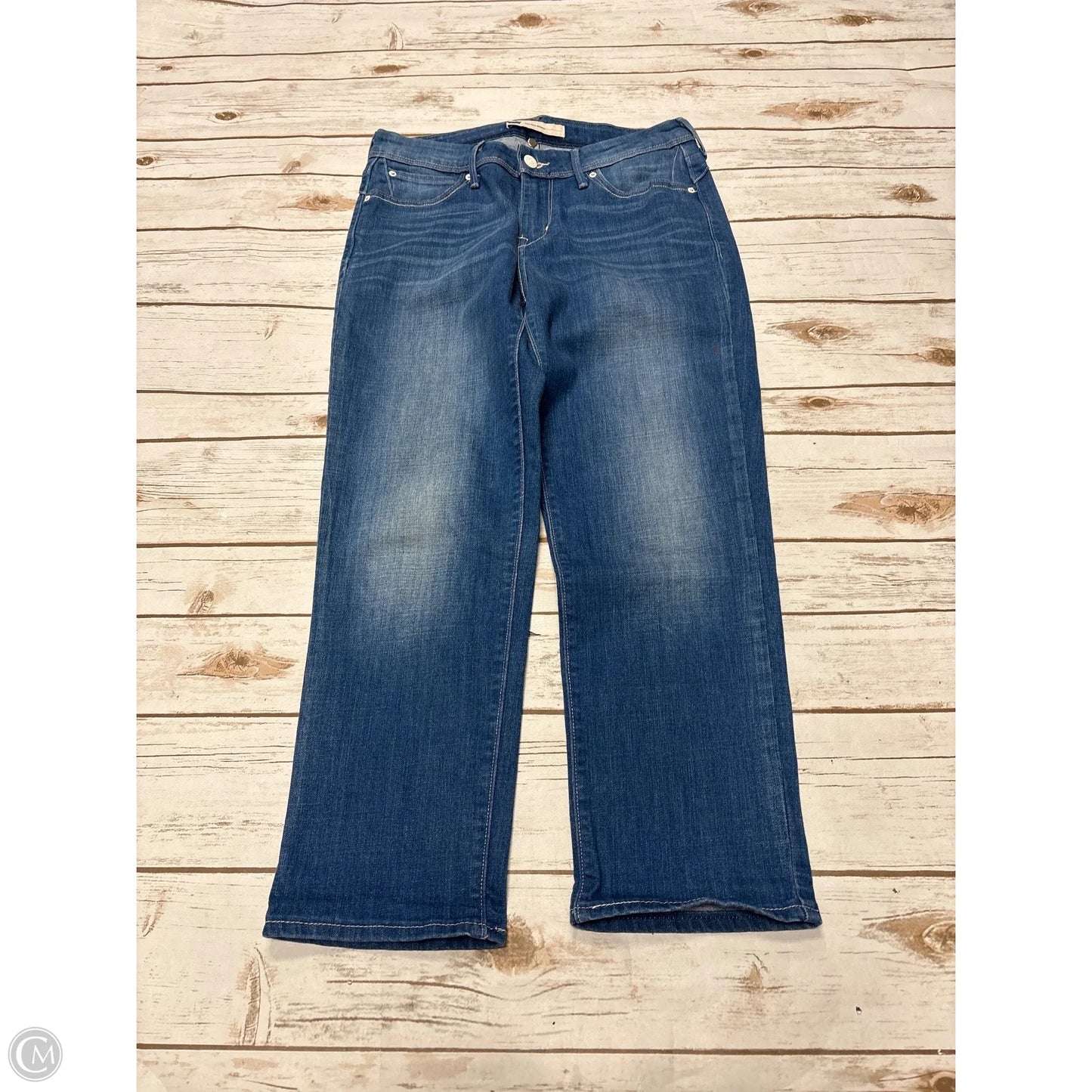Jeans Skinny By Levis In Blue Denim, Size: 6