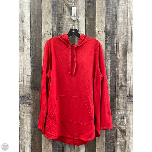 Top Long Sleeve By Livi Active In Red, Size: Xl