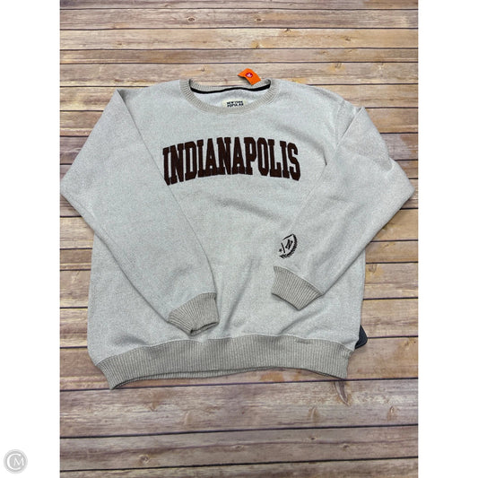 Sweatshirt Crewneck By Cme In Beige, Size: L