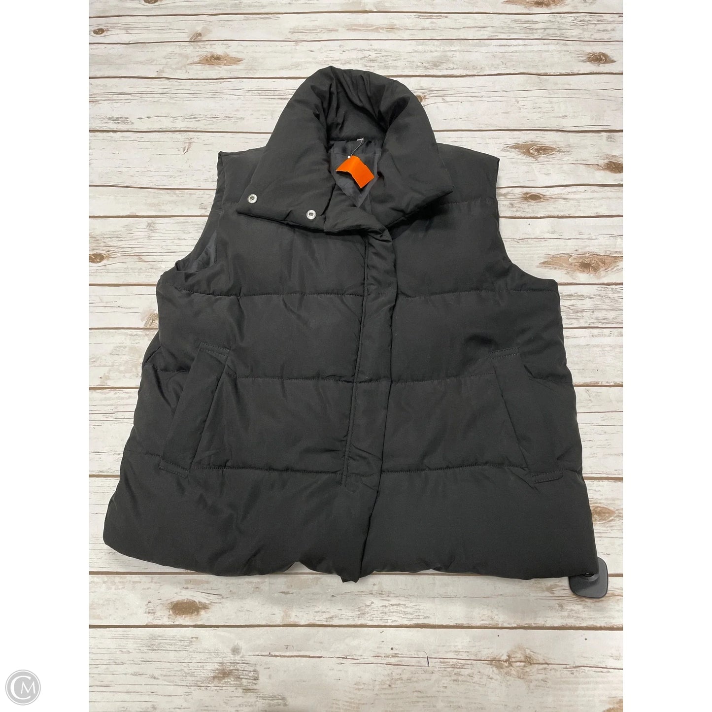 Vest Puffer & Quilted By Cmf In Black, Size: M