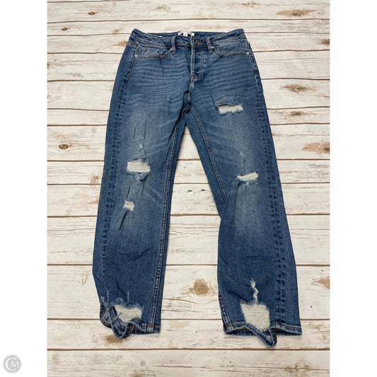 Jeans Skinny By Vigoss In Blue Denim, Size: 4