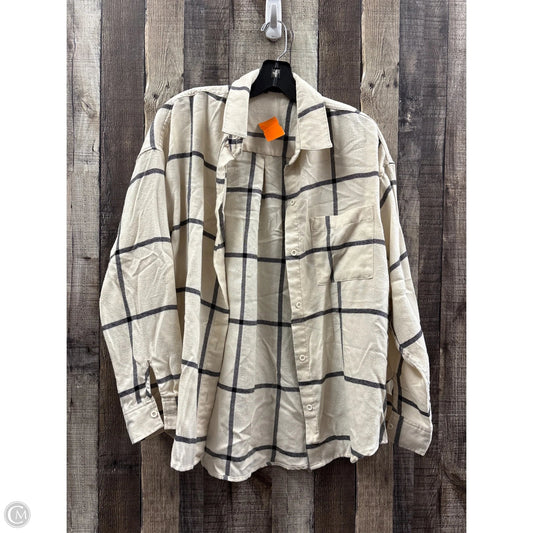 Top Long Sleeve By Z Supply In Cream, Size: L