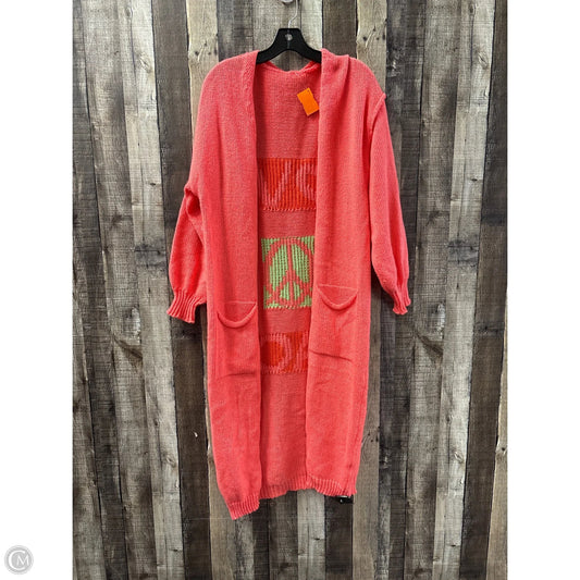 Sweater Cardigan By Cmf In Peach, Size: M