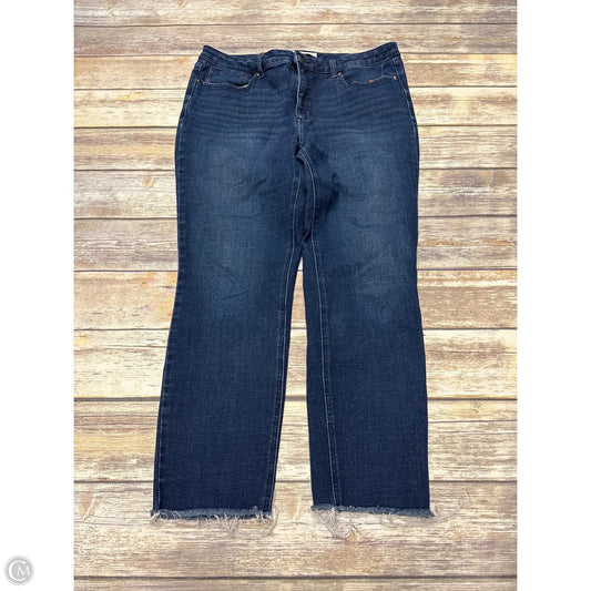 Jeans Skinny By Lc Lauren Conrad In Blue Denim, Size: 14