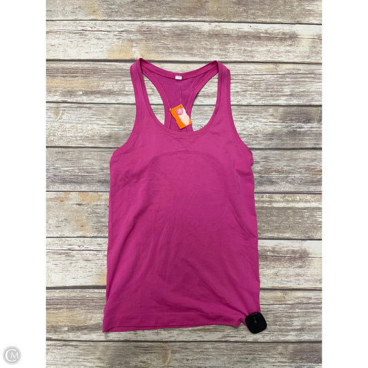 Athletic Tank Top By Lululemon In Pink, Size: S