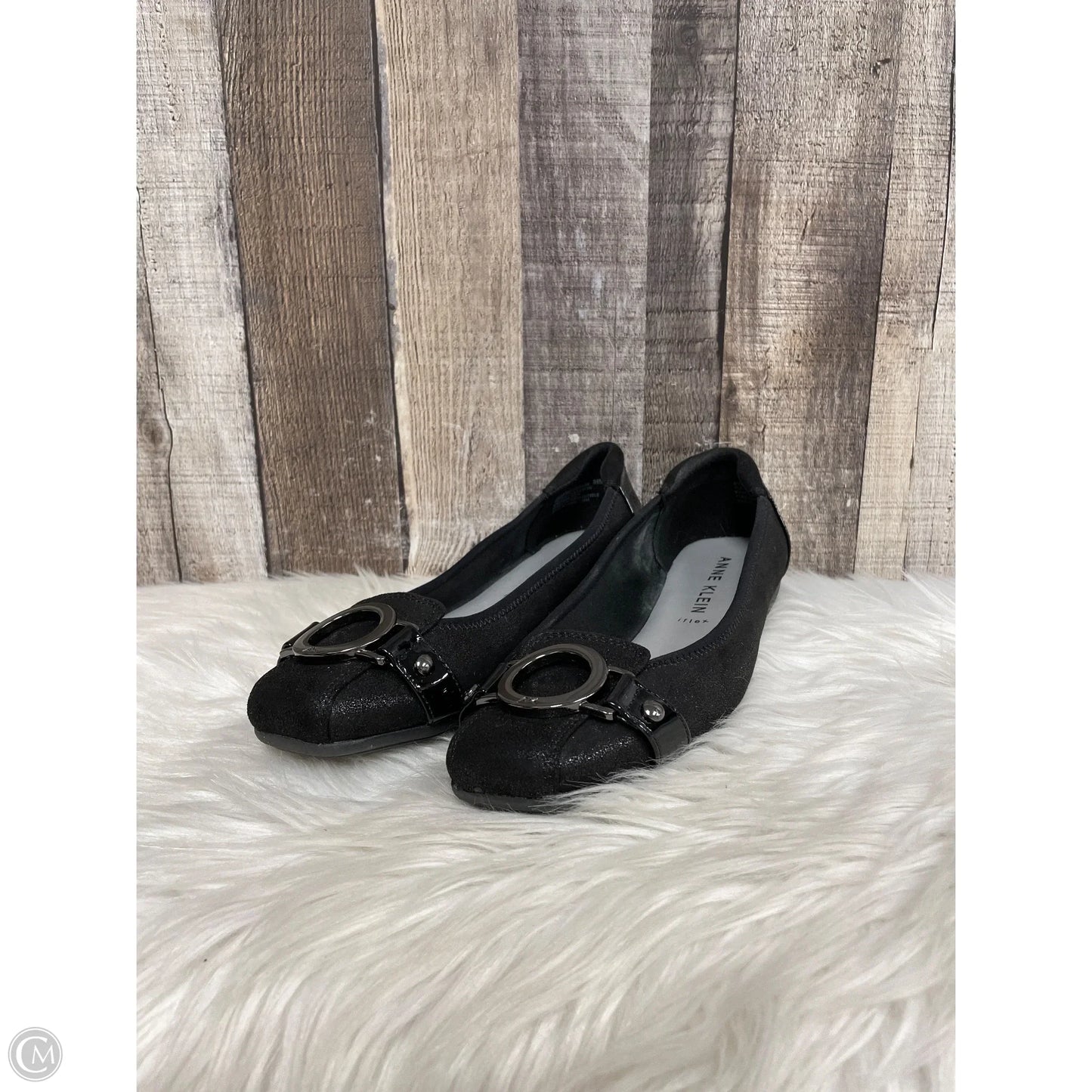 Shoes Flats By Anne Klein In Black, Size: 9.5