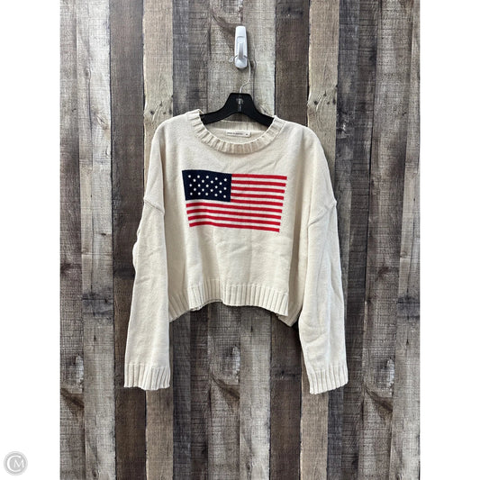 Sweater By Moon And Madison In Cream, Size: M