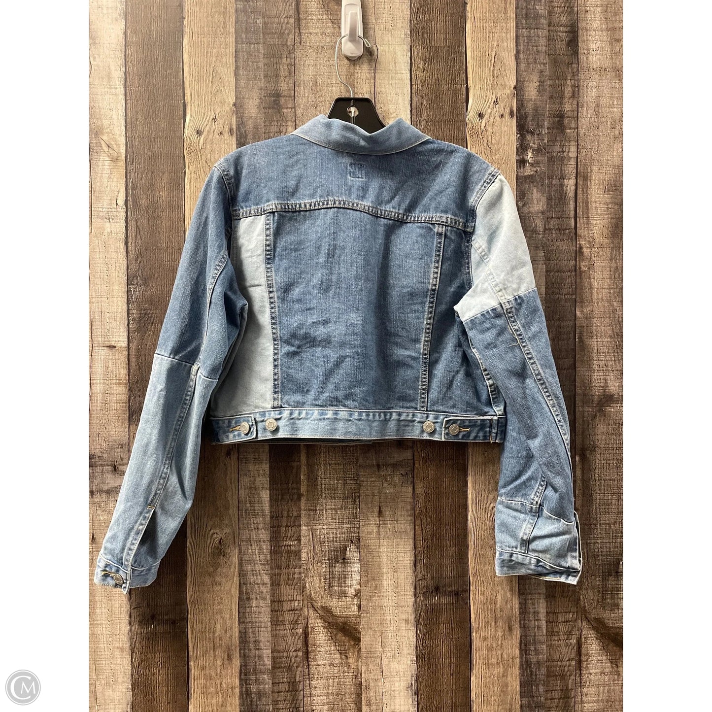 Jacket Denim By Gap In Blue Denim, Size: M