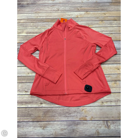 Athletic Jacket By Lou And Grey In Orange, Size: S