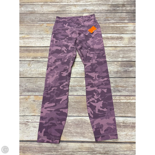 Athletic Leggings By Lululemon In Camouflage Print, Size: 6