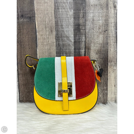 Crossbody Leather By Clothes Mentor, Size: Medium