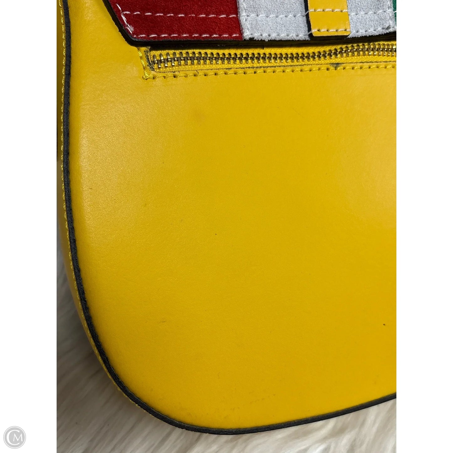 Crossbody Leather By Clothes Mentor, Size: Medium