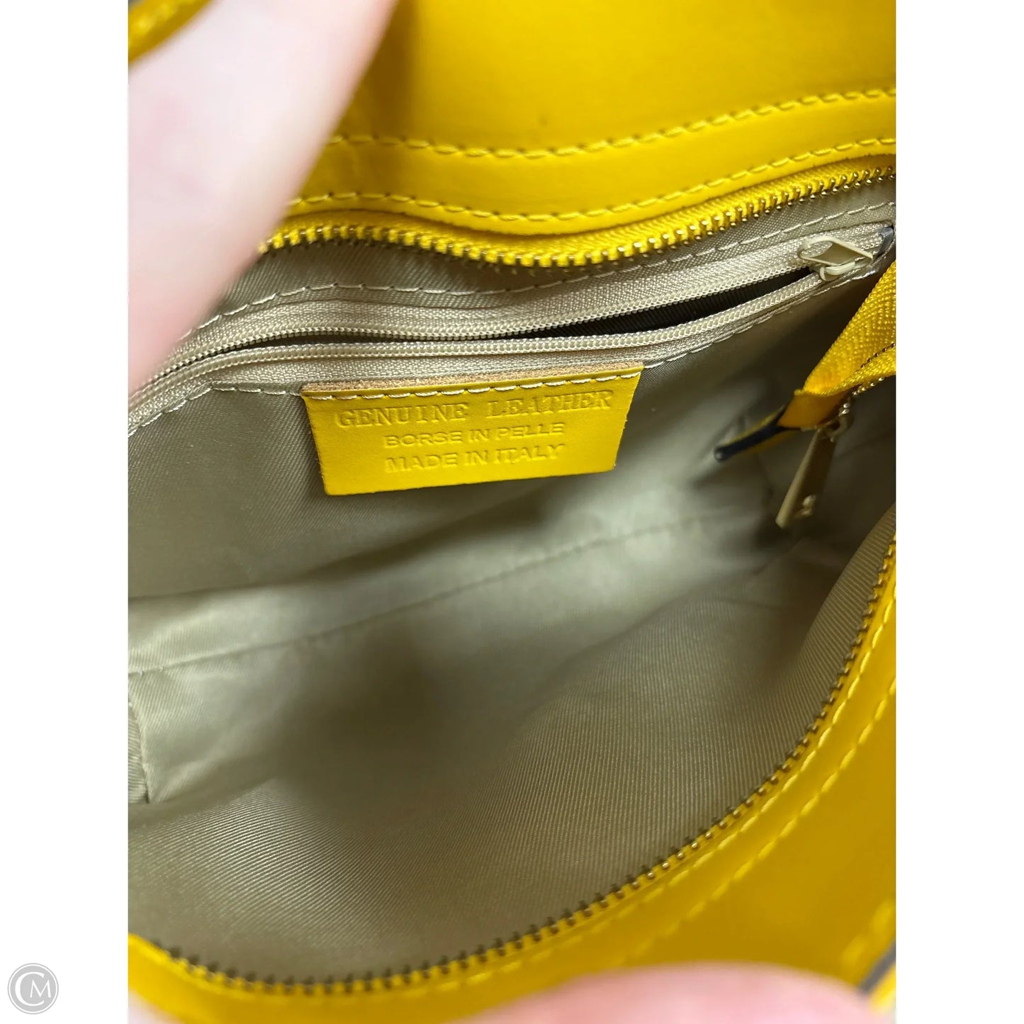 Crossbody Leather By Clothes Mentor, Size: Medium