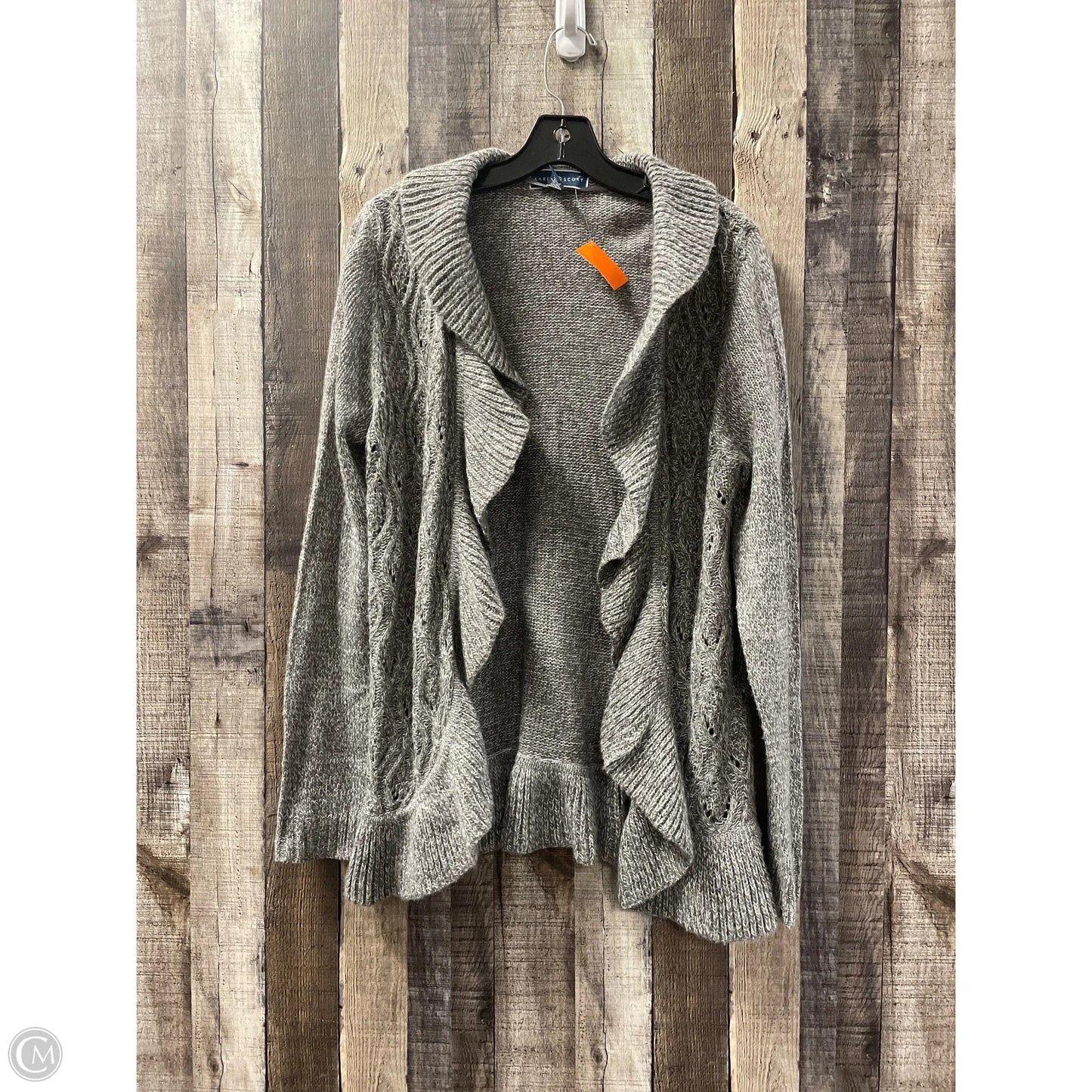 Cardigan By Karen Scott In Grey, Size: M