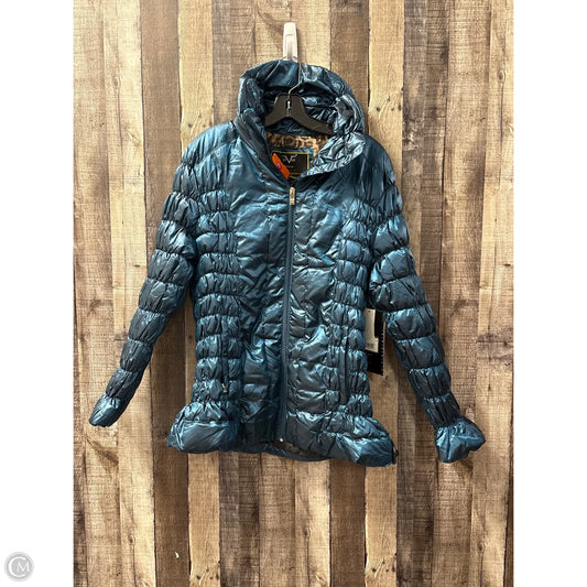 Jacket Puffer & Quilted By Cme In Teal, Size: 1x
