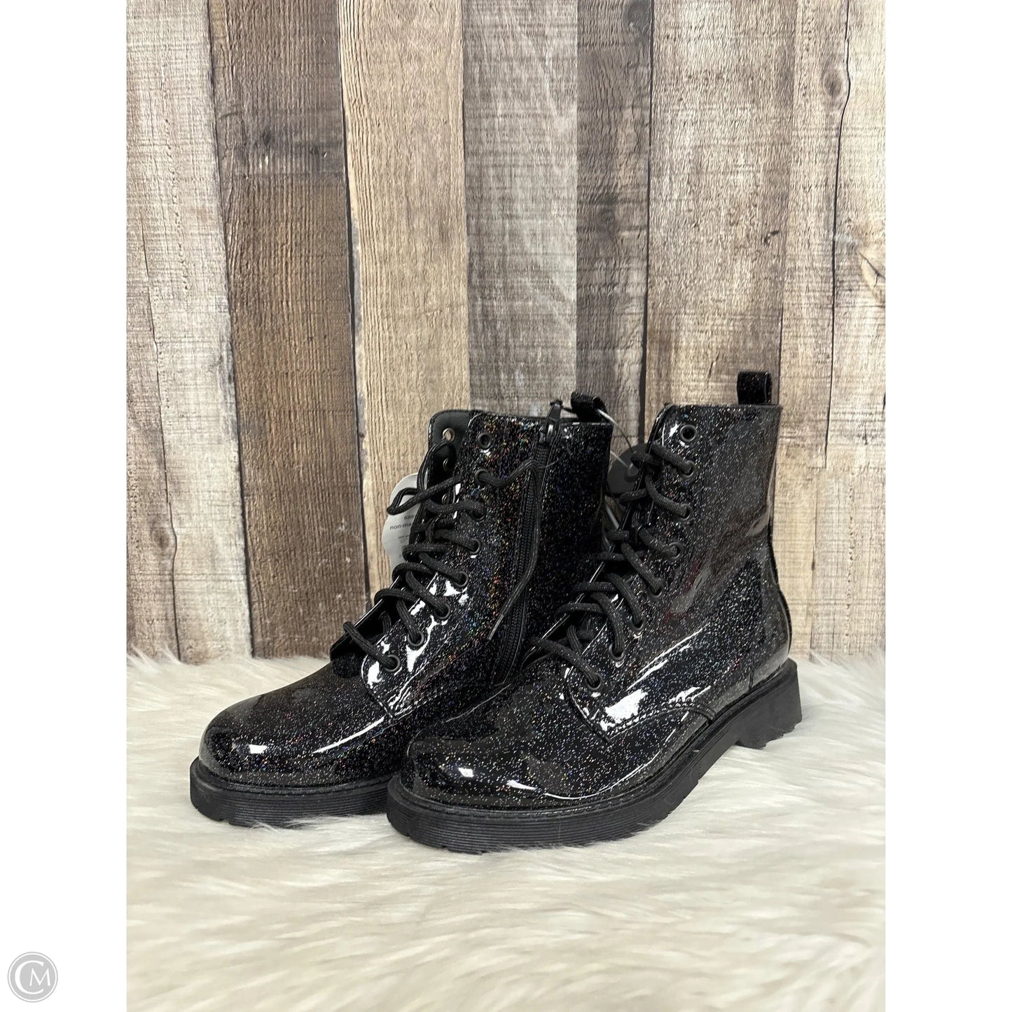 Boots Ankle Flats By Cme In Black, Size: 5